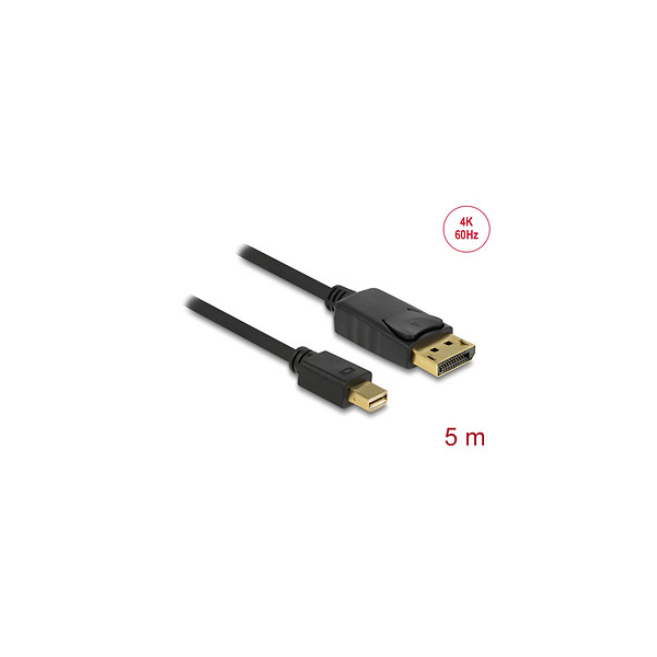 4043619834792 - Mini-DisplayPort   DisplayPort Adapterkabel Mini DisplayPort Stecker DisplayPort Stecker 500 m Schwarz 83479 DisplayPort-Kabel