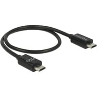 4043619835706 - USB-Kabel usb 20 USB-Micro-B Stecker USB-Micro-B Stecker 030 m Schwarz mit OTG-Funktion 83 - Delock