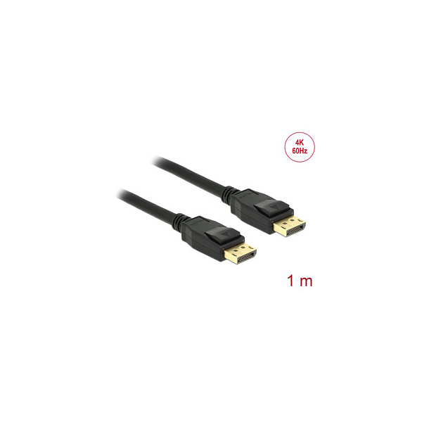 4043619838059 - DELOCK 83805 - DisplayPort Kabel DisplayPort 12 Stecker  4K 1 m schwarz