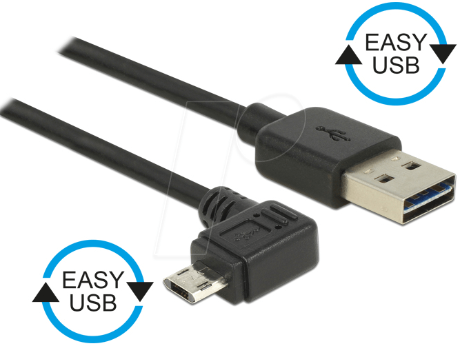 4043619838479 - DELOCK 83847 - USB 20 Kabel EASY A Stecker auf Micro B Stecker 05 m