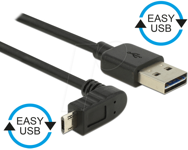 4043619838493 - DELOCK 83849 - USB 20 Kabel EASY A Stecker auf Micro B Stecker 05 m