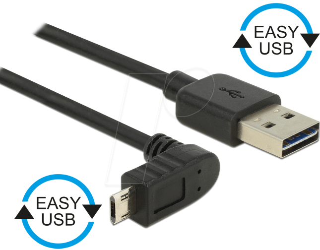 4043619838578 - DELOCK 83857 - USB 20 Kabel EASY A Stecker auf Micro B Stecker 3 m