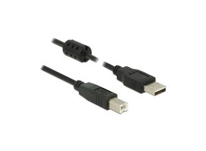 4043619848997 - USB-Kabel USB 20 USB-A Stecker USB-B Stecker 500 m Schwarz mit Ferritkern 84899