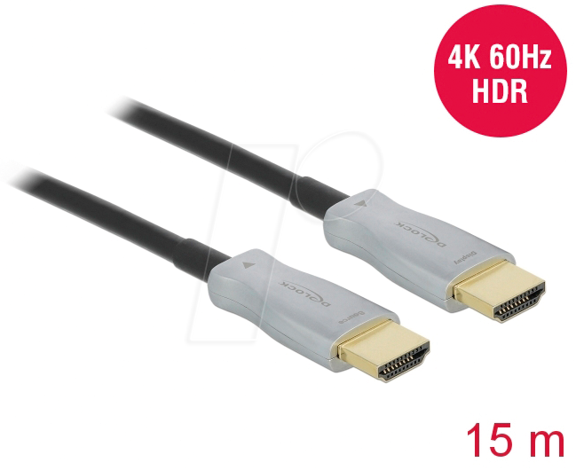 4043619850129 - - High Speed - HDMI-Kabel - HDMI männlich zu HDMI männlich - 15 m - Glasfaser