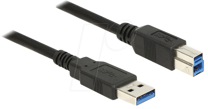 4043619850709 - USB-Kabel usb 32 Gen1 (usb 30   usb 31 Gen1) usb-a Stecker usb-b Stecker 500 m Schwarz v - Delock