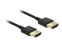 4043619851171 - DELOCK HDMi-Kabel HighSpeed Ethernet A- A 4K 3D 025m schw