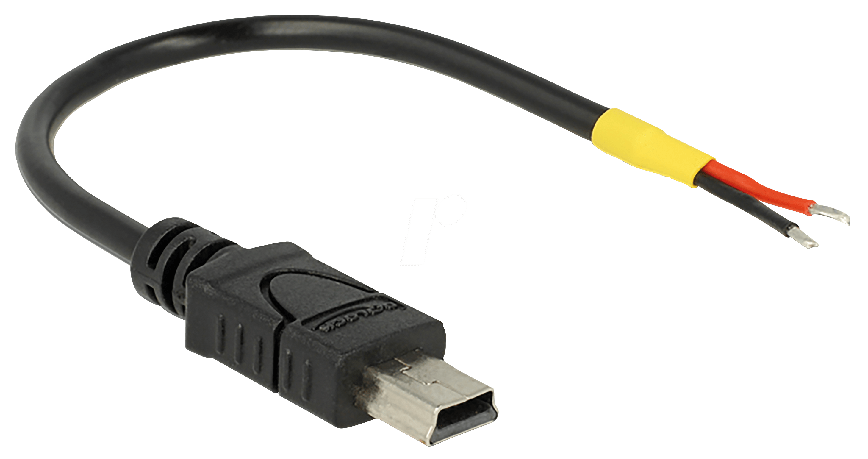 4043619852512 - Kabel usb 20 Mini-B Stecker 2x offene Kabelenden Strom 10 cm Raspberry (85251) - Delock