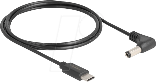 4043619853991 - DELOCK 85399 - USB C Stecker - DC 55 x 25 gewinkelt 15 m