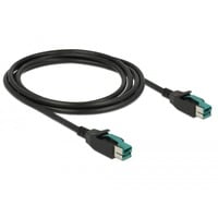 4043619854936 - DeLOCK - Powered USB-Kabel - USB PlusPower (12 V) (M) bis USB PlusPower (12 V) (M) 20m - Schwarz (85493) (85493)