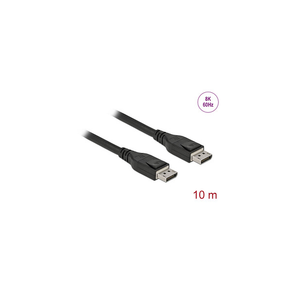 4043619855025 - DELOCK 85502 - DisplayPort 14 Kabel St > St 8K@60Hz 10 m aktiv