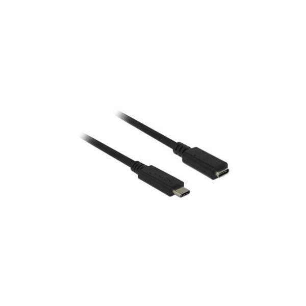 4043619855421 - USB-Kabel usb 32 Gen1 (usb 30   usb 31 Gen1) usb-c® Stecker usb-c® Buchse 200 m Schwarz - Delock