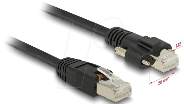 4043619856688 - Kabel RJ-45 Stecker > RJ-45 Stecker Cat6 S STP mit Schrauben