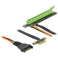 4043619857623 - DELOCK 85762 - Riser Karte PCIe x1 > x16 30 cm Kabel