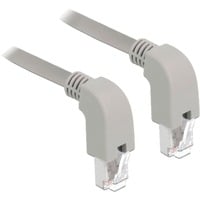 4043619858767 - RJ45 Cat6A s ftp un un gew 05m unten  unten gewinkelt (85876) - Delock