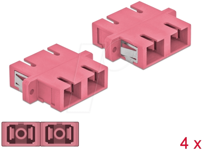 4043619859986 - DELOCK 85998 - LWL Kupplung SC SC Duplex 4 Stück