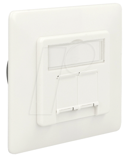 4043619861958 - DELOCK 86195 - RJ45-Anschlussdose Unterputz 2 Port CAT6A LSA