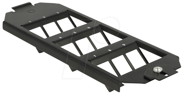 4043619862818 - DELOCK 86281 - Keystone Halterung 9 Port für Bodentank