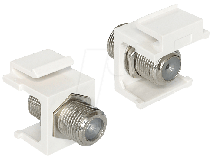 4043619863006 - DELOCK 86300 - Keystone Modul F Buchse > F Buchse