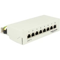 4043619876808 - DELOCK 87680 - Mini-Patchpanel 8-Port Cat6 1 HE