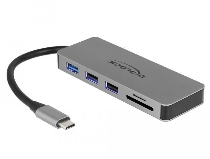 4043619877430 - DeLOCK Dockingstation für Mobilgeräte USB Type-C zu HDMI   USB 30 Type-A   USB 20 Type-A   SD   Micro SD