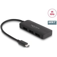 4043619880416 - Usb Type-C™ Splitter (dp Alt Mode) zu 3 x DisplayPort mst 4K 60 Hz (88041) - Delock