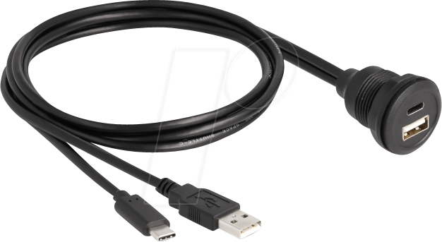 4043619881024 - Usb 20 Kabel usb Typ-A Stecker und usb Type-C™ Stecker (88102) - Delock