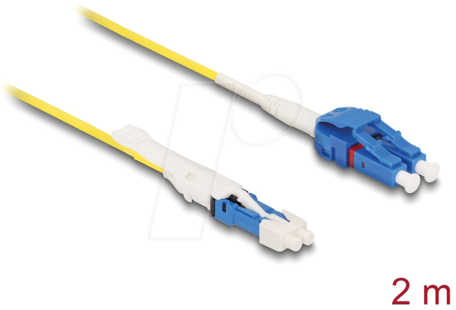 4043619883066 - DELOCK 88306 - LWL Kabel CS LC Duplex UPC G657A2 OS2 Uniboot 2 m 4043619883066 - DELOCK 88306 - LWL Kabel CS LC Duplex UPC G657A2 OS2 Uniboot 2 m