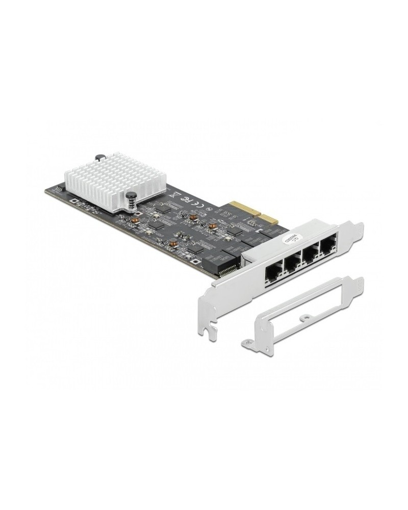 4043619891924 - 1 x4 - 10M 100M 1G 2 DeLOCK - Netzwerkadapter - PCIe 21 x4 - 10M 100M 1G 25 Gigabit Ethernet x 4 89192 4043619891924