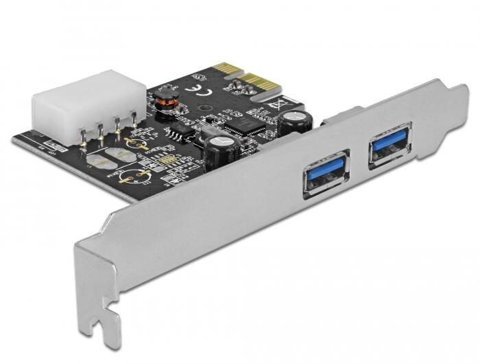 4043619892433 - DeLOCK Controleur PCI Expr Carte 2x USB30 Ports externe (89243)