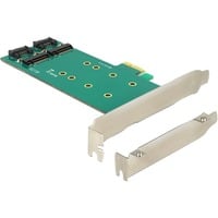 4043619894734 - DeLOCK PCI Expr Card 2x M2 Key B Slot +2x SATA III 7pin Bu (89473)