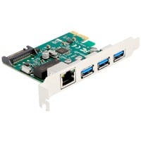 4043619901050 - PCI Express x1 Karte zu 3 x USB 5 Gbps Typ-A Buchse + 1 x Gigabit LAN Controller