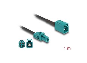 4043619901296 - Kabel Mini fakra z Buchse quad zu fakrb z Buchse quad B-Typ (90129) - Delock