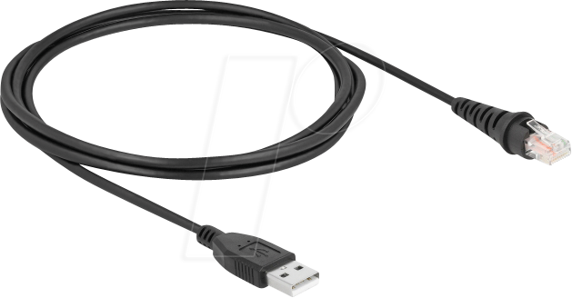 4043619906116 - DELOCK 90611 - Barcodescanner Kabel USB gerade 20 m