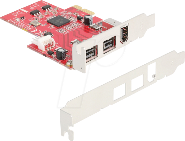 4043619907380 - DELOCK 90738 - PCIe-Karte 3 Port 1394b 1394a Firewire