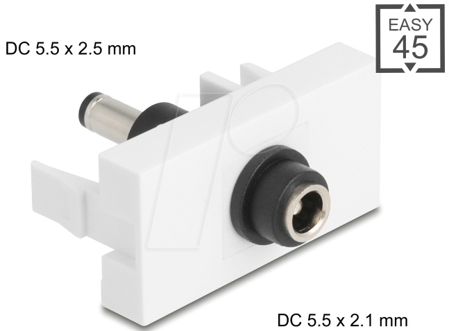 4043619908639 - DELOCK 90863 - Easy 45 Modul Buchse zu Stecker