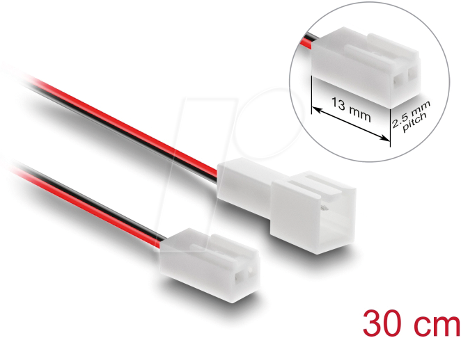 4043619908714 - DELOCK 90871 - Verlängerungskabel PWM 4 Pin Steckerlänge 13 mm 30 cm