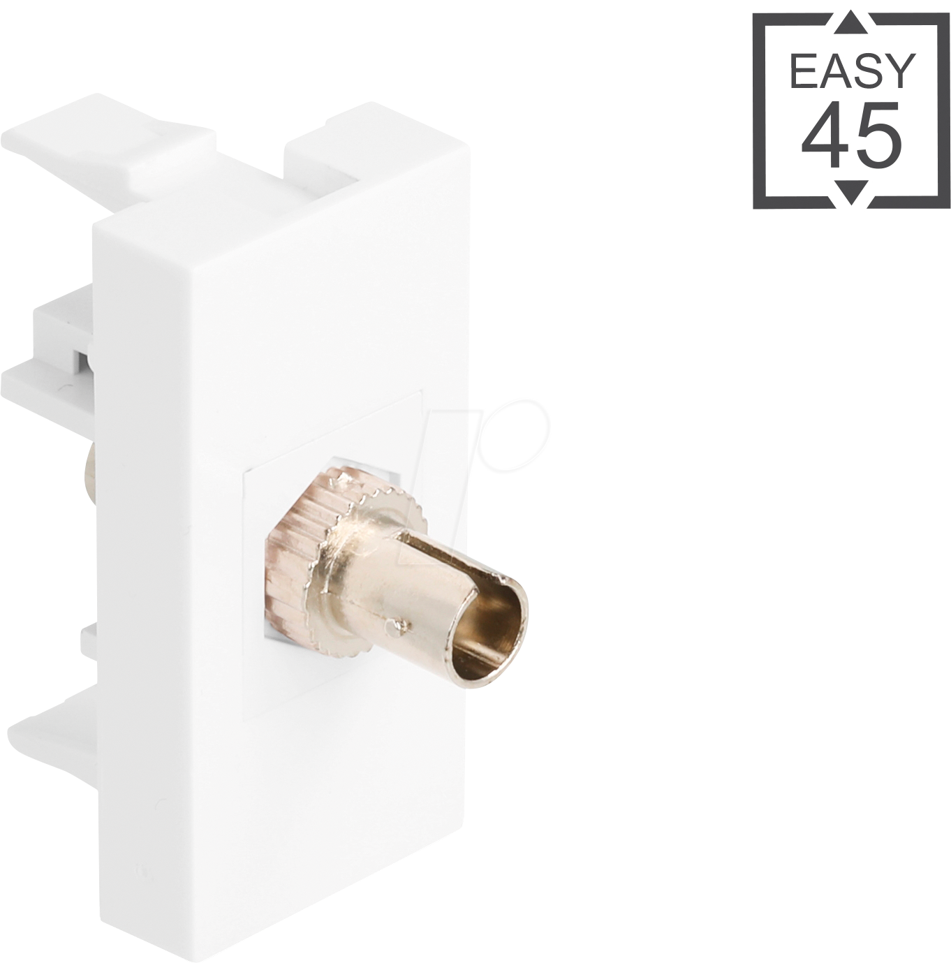 4043619909155 - DELOCK 90915 - Easy 45 ST Simplex Buchse zu ST Simplex Buchse