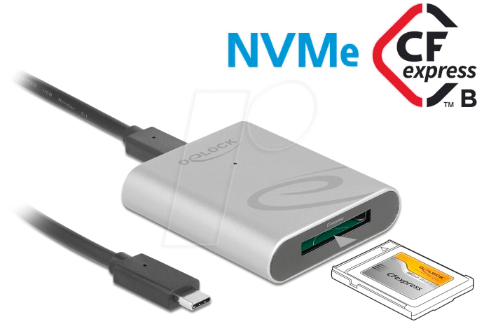 4043619917518 - DELOCK 91751 - USB Type-C™  Card Reader für CFexpress Speicherkarten