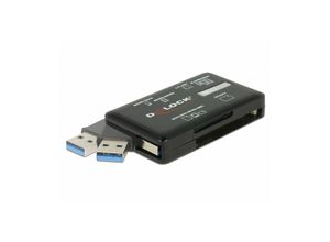 4043619917587 - SuperSpeed usb Card Reader für CF SD MicroSD MS M2 xD (91758) - Delock