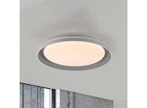 4043689002213 - JUST LIGHT LED-Deckenleuchte Sati Kunststoff grau