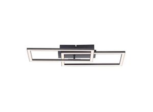 4043689009670 - Deckenleuchte Deckenlampe Designleuchte LED schwarz dimmbar verstellbar eckig