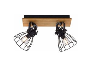 4043689010256 - Deckenlampe Holzlampe Deckenleuchte Flurlampe beweglich Schlafzimmerlampe H 21cm