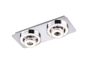 4043689928674 - LED Decken Strahler Chrom Wohn Ess Zimmer Beleuchtung Kristall Design Spots schwenkbar LeuchtenDirekt 14521-17