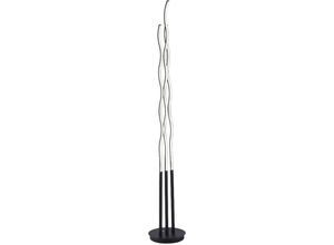 4043689948672 - Leuchtendirekt - led Steh Leuchte geschwungen Wohn Zimmer Wellen Design Stand Lampe schwarz 15127-18