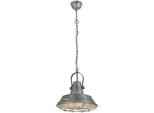 4043689956790 - - Pendel Leuchte Industrie Eisen Gitter Decken Lampe Wohn Zimmer Beleuchtung LeuchtenDirekt 11496-77