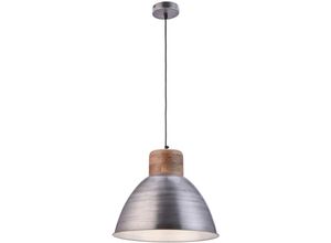 4043689958046 - Leuchtendirekt - Industrial Decken Hänge Lampe Wohn Zimmer Beleuchtung Holz Pendel Leuchte 11985-77