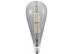 4043689962173 - Led Filament Leuchtmittel in Grau-Transparent E27 Spezialform 6W 2700K - Grau-Transparent - Leuchten Direkt