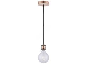 4043689962449 - Leuchten Direkt - Just Light Pendelleuchte Diy in Kupfer aus Stahl E27 60W - brown