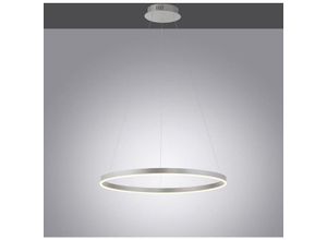 4043689983512 - Leuchten Direkt - Just Light led Pendelleuchte Ritus in Silber 28W 3650lm - grey