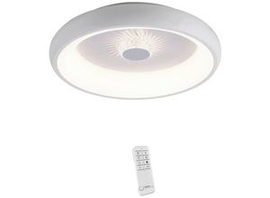 4043689994709 - JUST LIGHT LED Deckenleuchte VERTIGO CCT dimmbar Fernbedienung Ø465 cm Kristall-Effekt